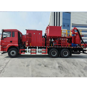 Cementing unit with single pump