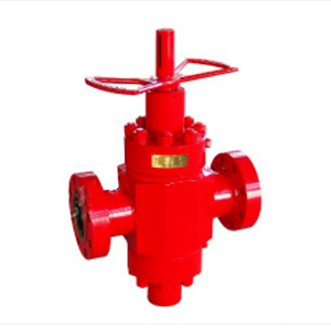Manual flat gate valve (with lower guide rod)