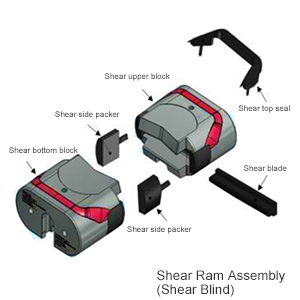Shear Blind Ram Assembly (SBR)