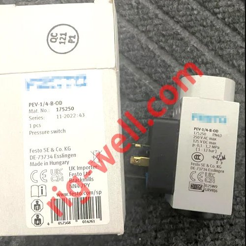 PEV-1/4-B-OD (175250) Pressure Switch