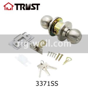 TRUST 3371SS CYLINDRICAL DOOR KNOB ﻿