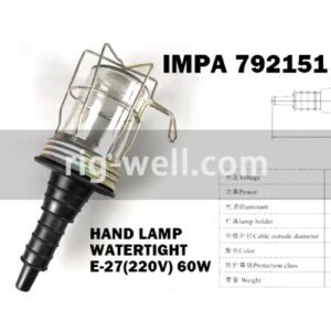 IMPA 792151 HAND LAMP WATERTIGHT E-27 60W