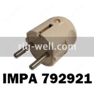 IMPA 792921 PLUG NON-WATERTIGHT (2-ROUND PIN) ﻿