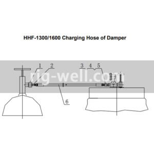 HHF-1300/1600 Charging Hose of Damper Parts List