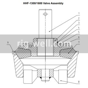 HHF-1300/1600 Valve Assembly Parts List