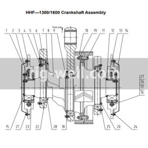 HHF-1300/1600 Crankshaft Assembly Parts List
