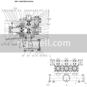 HHF-1300/1600 Fluid End Parts List