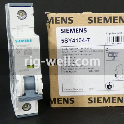 Siemens 5SY4104-7 Miniature circuit breaker
