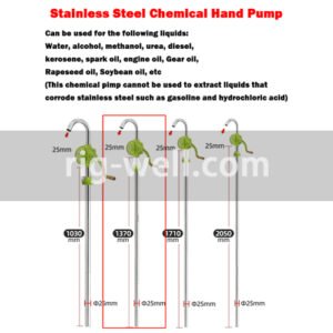 Stainless Steel Chemical Hand Pump