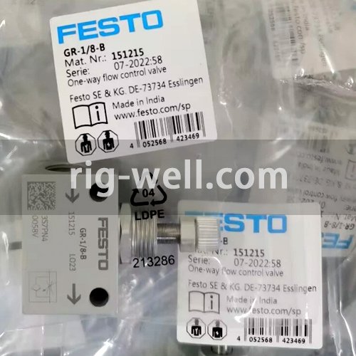 Festo GR-1/8-B One-way flow control valve 151215