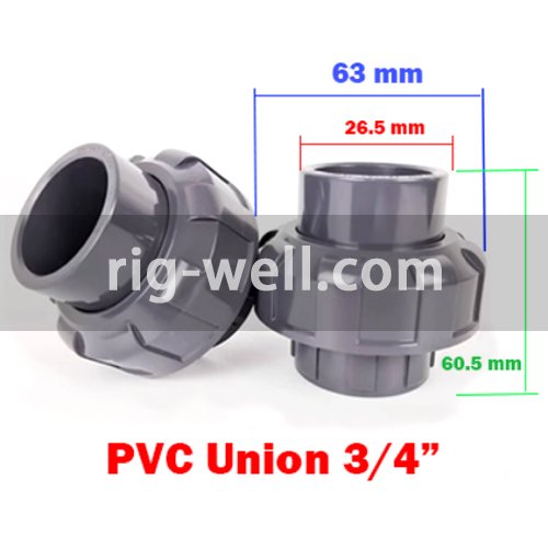 PVC Union 3/4 inch