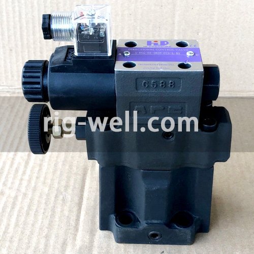 Yuken S-BSG-03-2B3B-D24-N1-L-52T Solenoid Controlled Relief Valve