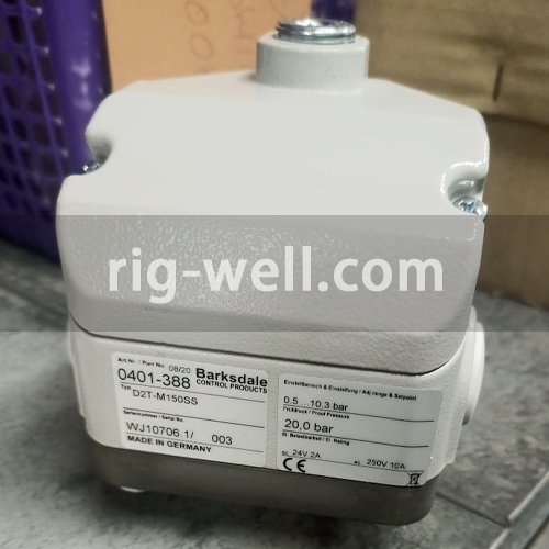 Barksdale D2T-M150SS (0401-388) Pressure Switch