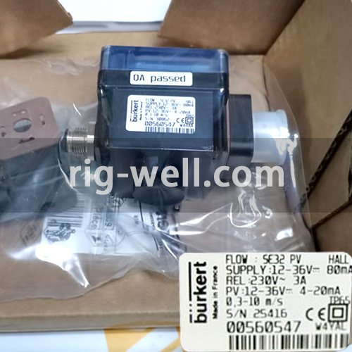 Burkert 00560547 Inline flow switch with display 560547