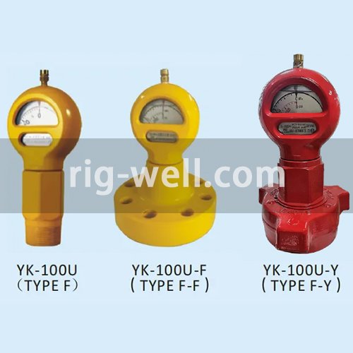 YK-100U-Y Shockproof Pressure Gauge YK-100U YK-100U-F