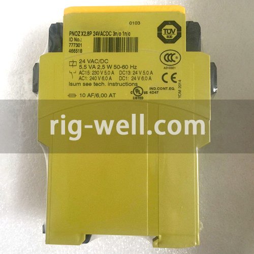 Pilz PNOZ X2.8P 24VACDC 3n/o 1n/c Safety Relay 777301