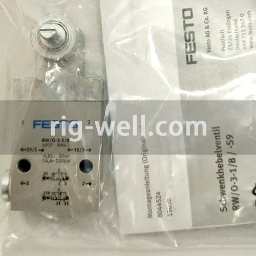 Festo RW/O-3-1/8 Swivel lever valve 4937