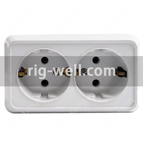 IMPA 792923 Receptacle Double 2-Round Pin