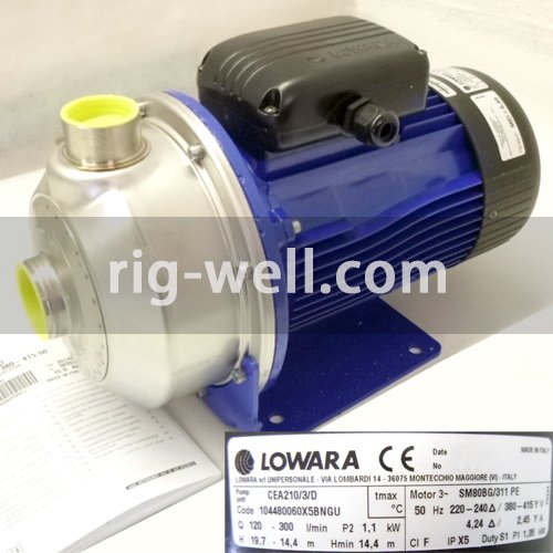 Lowara CEA210/3/D Pump SM80BG/311PE Motor