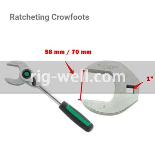 ODM570 Crowfoot 70mm (Carbon Steel/chromium molybdenum steel)